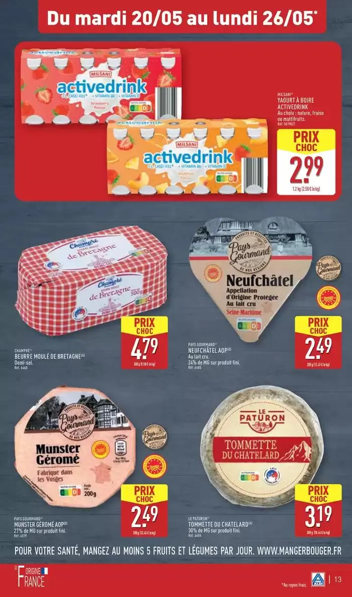 Retrouvez nos bons plans du 20 mai au 26 mai 2025 - Catalogue page 16