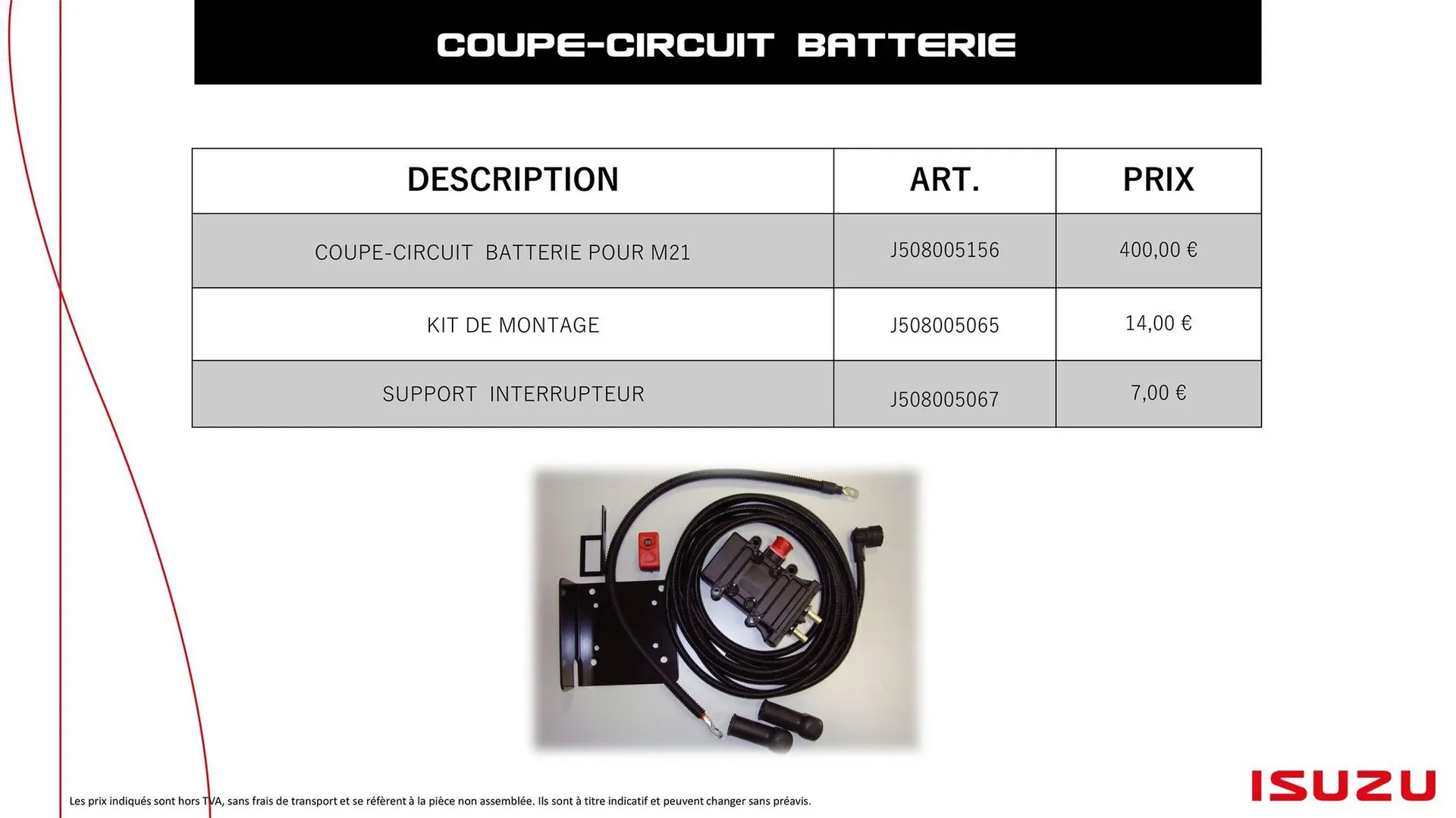 Catalogue Isuzu du 11 novembre au 30 avril 2026 - Catalogue page 18