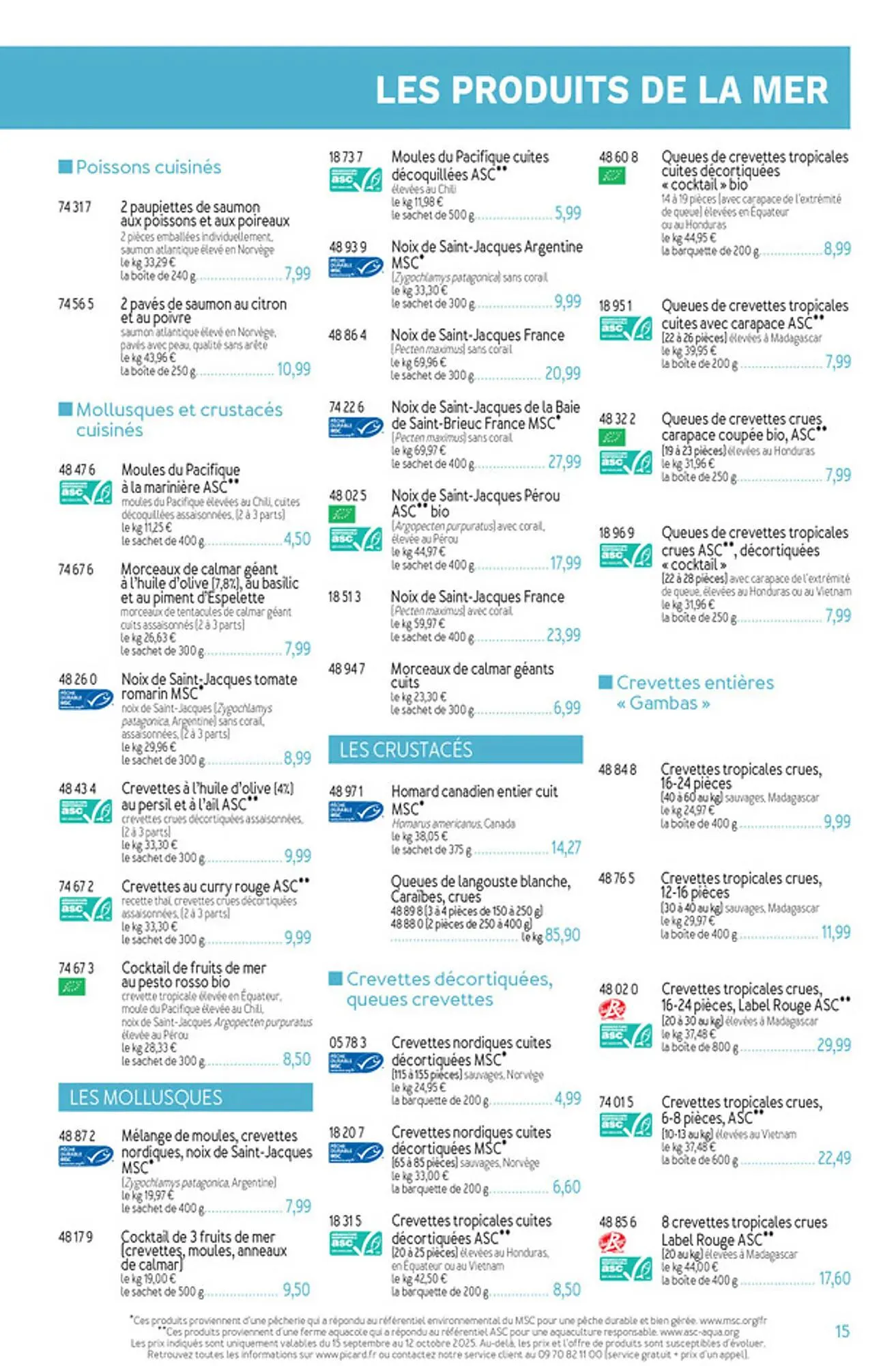 Catalogue Picard du 15 septembre au 16 novembre 2025 - Catalogue page 15