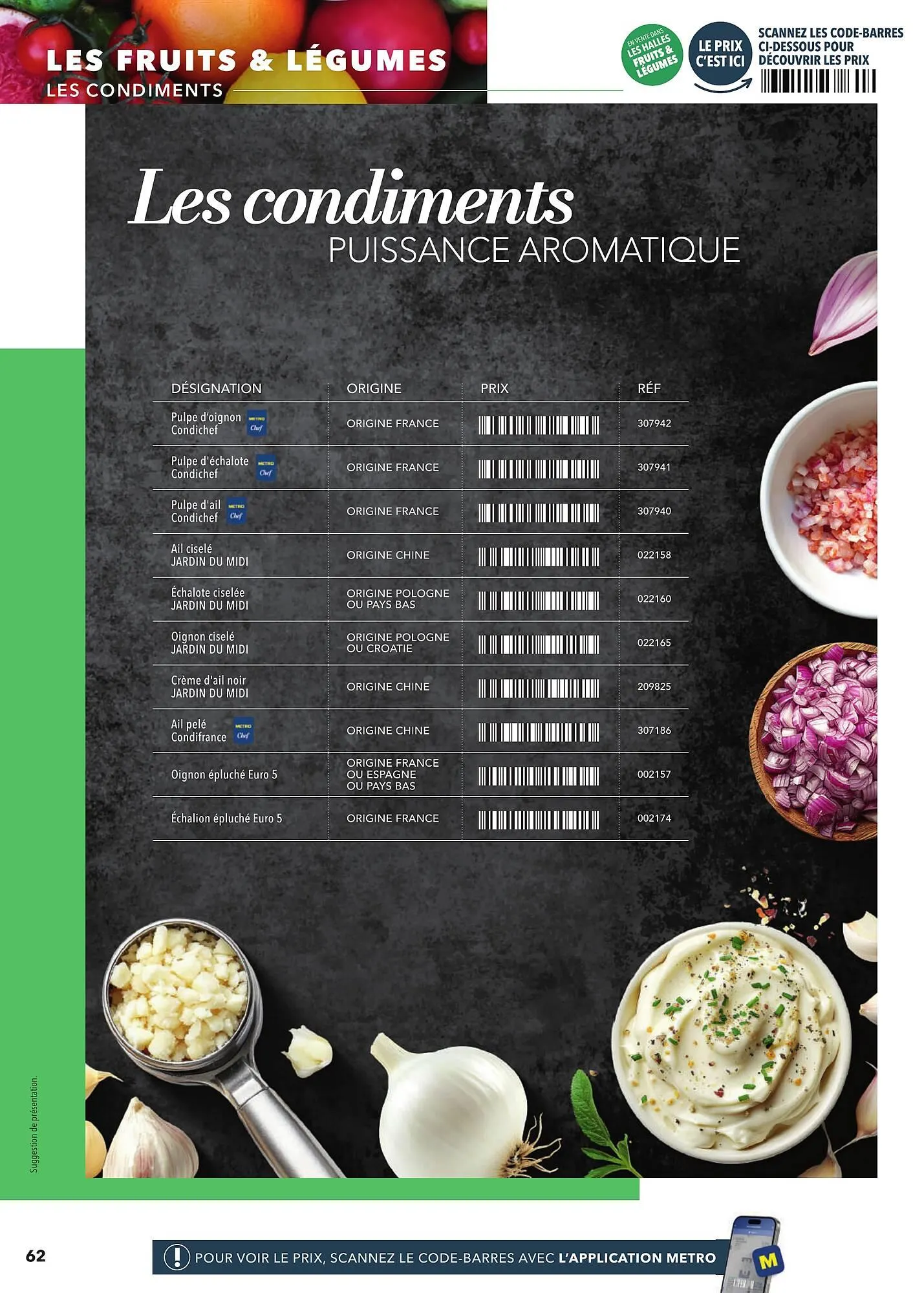 Catalogue METRO du 2 mars au 31 décembre 2025 - Catalogue page 62