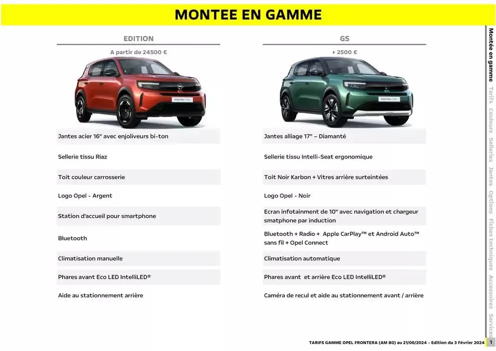 Opel Nouveau Frontera du 5 février au 5 février 2026 - Catalogue page 2