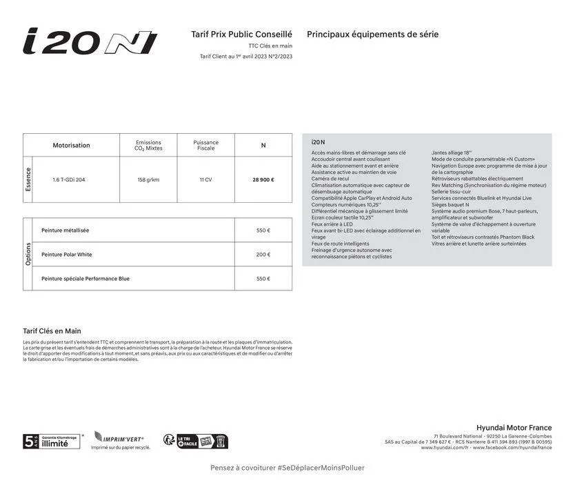 Hyundai i20 N du 23 juillet au 23 juillet 2025 - Catalogue page 27