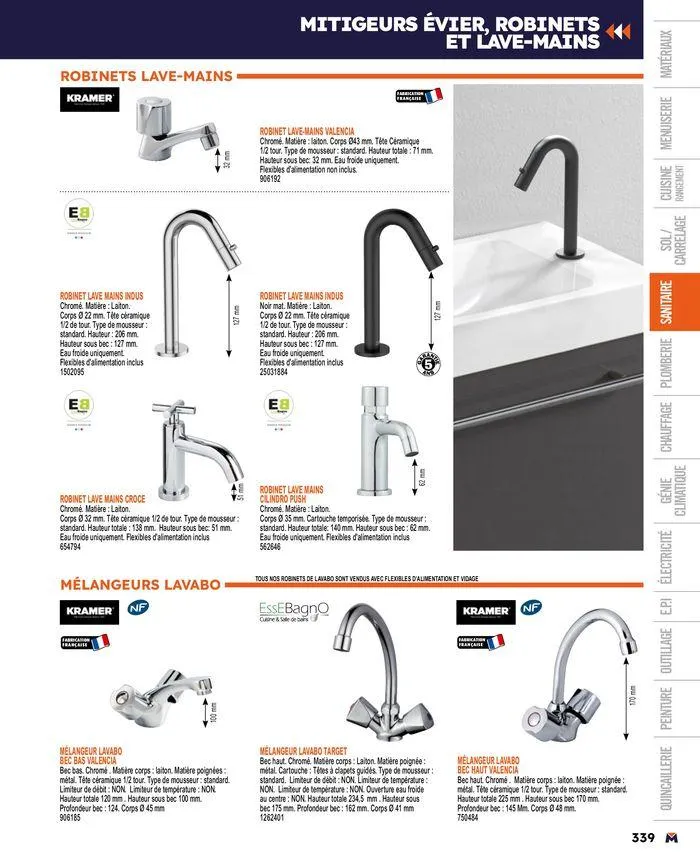 Guide produits 2024 du 15 mars au 31 décembre 2024 - Catalogue page 339