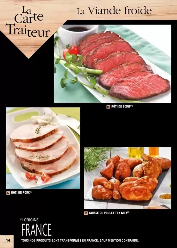 Carte traiteur permanente du 2 janvier au 30 novembre 2025 - Catalogue page 5