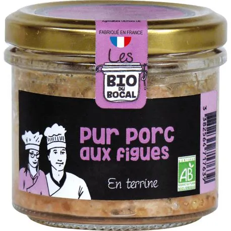 Terrine pur Porc aux figues bio