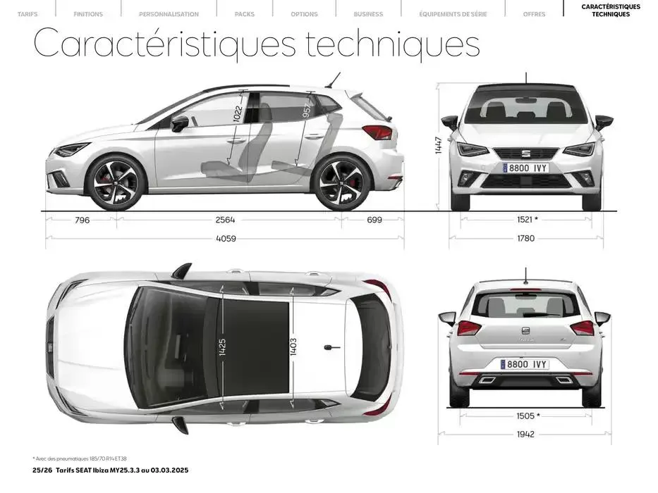 SEAT Ibiza du 5 mars au 5 mars 2026 - Catalogue page 25