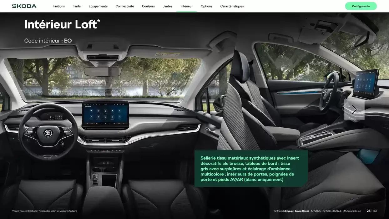 Enyaq SUV Version 85 du 6 novembre au 6 novembre 2025 - Catalogue page 25