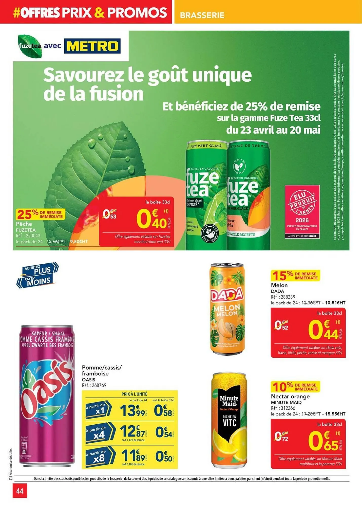 Catalogue METRO du 28 avril au 20 mai 2026 - Catalogue page 44