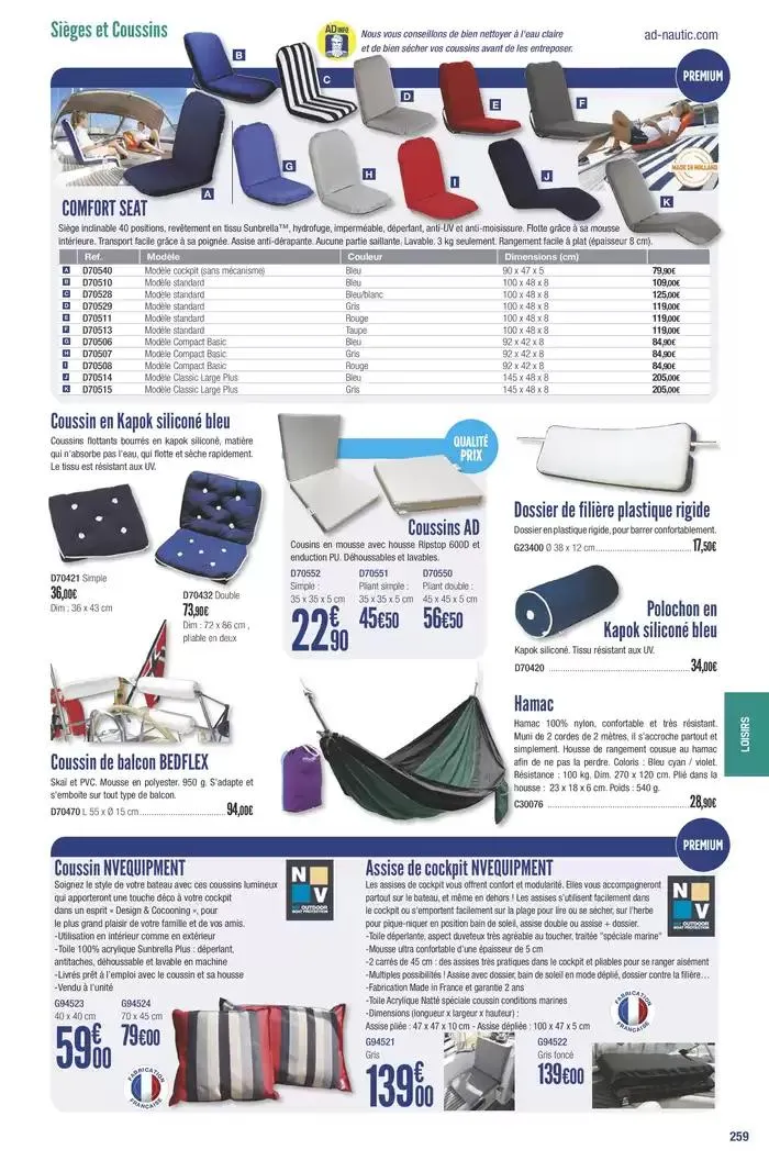 Catalogue Accastillage Diffusion 2025 du 1 janvier au 31 décembre 2025 - Catalogue page 261