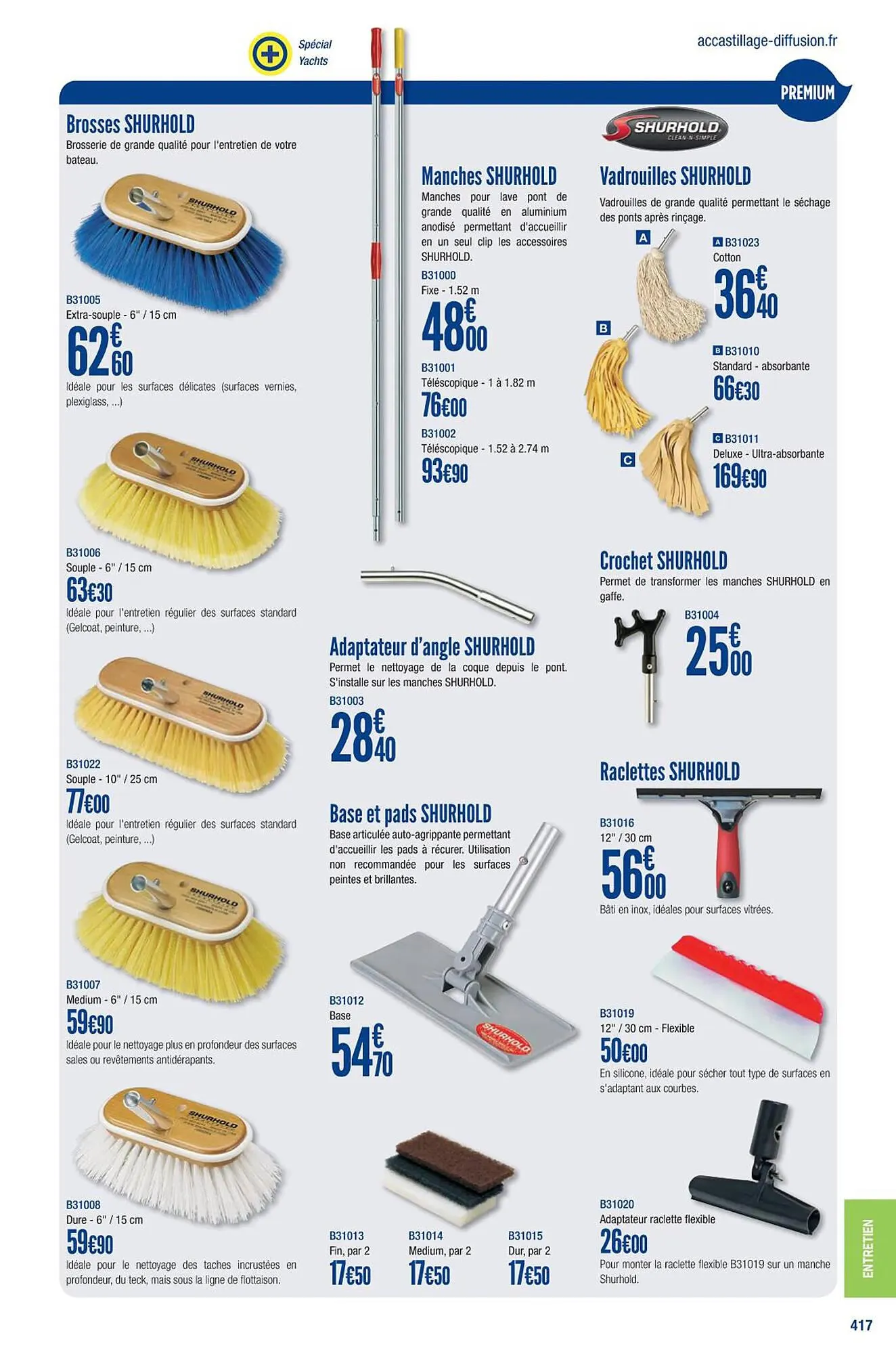 Catalogue Accastillage Diffusion du 1 mars au 31 décembre 2023 - Catalogue page 419