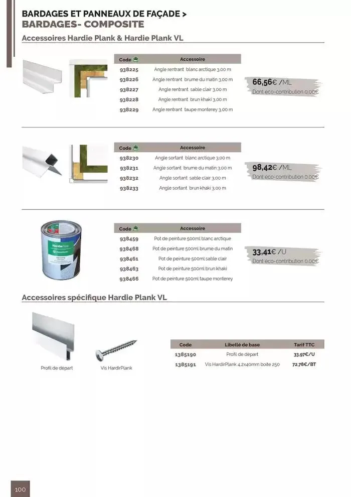 BOIS PANNEAUX 2025 2026 du 30 avril au 31 décembre 2026 - Catalogue page 100