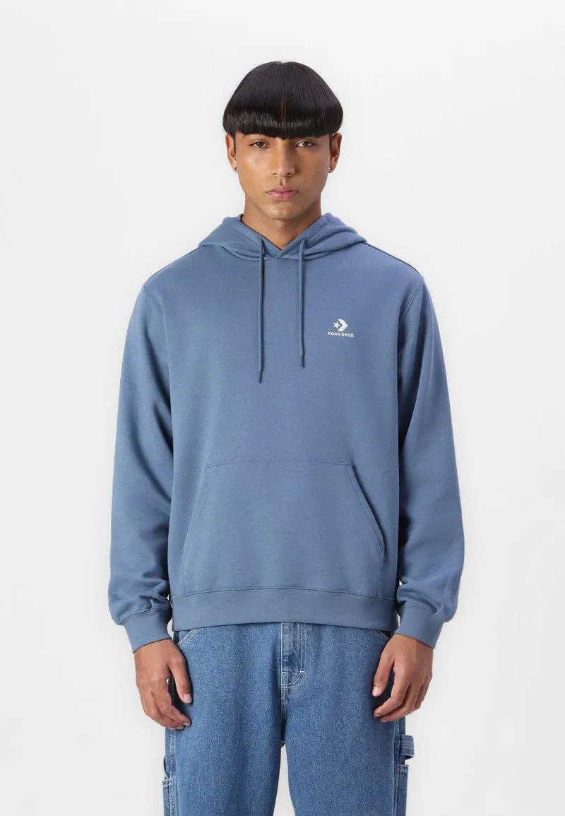 GO TO EMBROIDERED STAR CHEVRON STANDARD FIT HOODIE UNISEX - Sweatshirt - lakeside blue