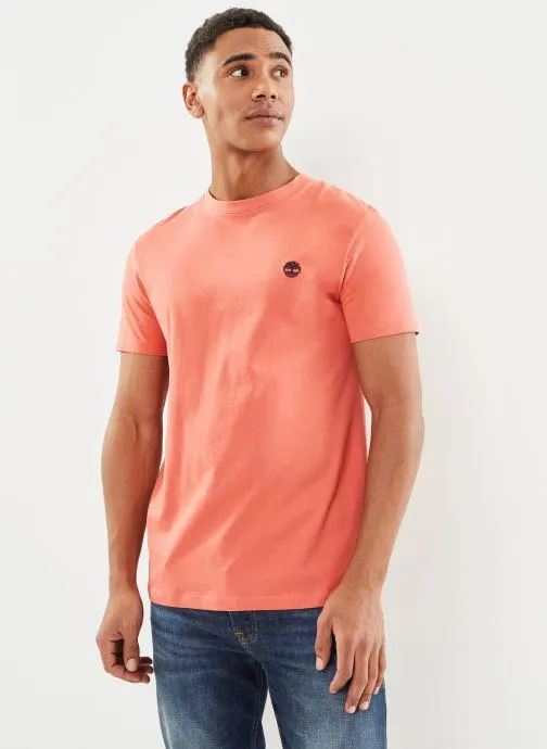 SS Dunstan River Jersey Crew Tee Slim - Marron