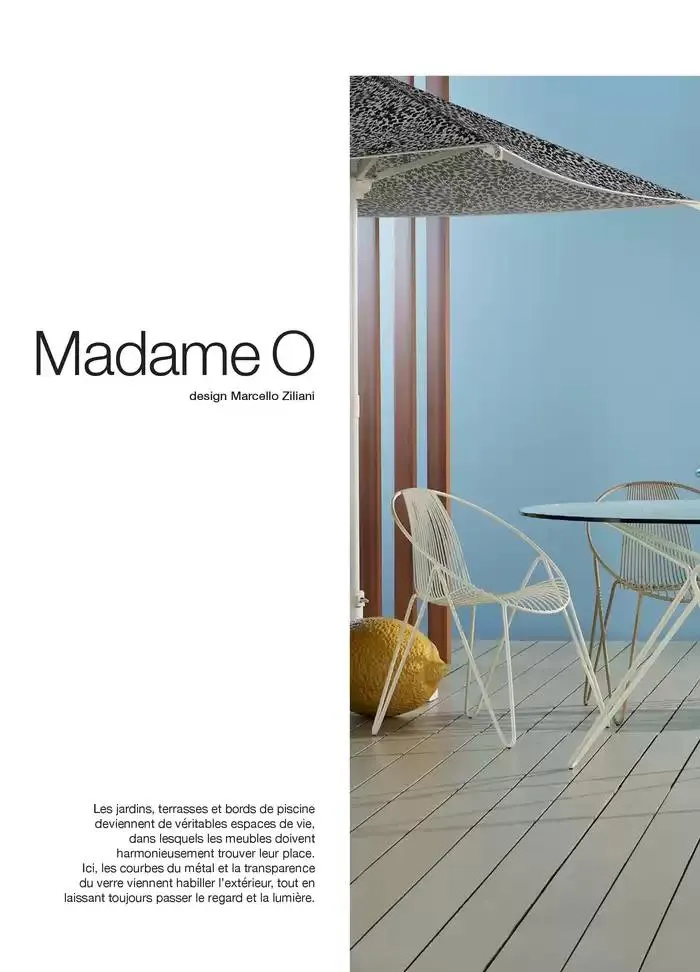 OUTDOOR COLLECTION - MEUBLES POUR L'EXTERIEUR du 1 janvier au 31 décembre 2025 - Catalogue page 32