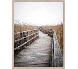 Toile classique 28x38 cm Ponton Beige