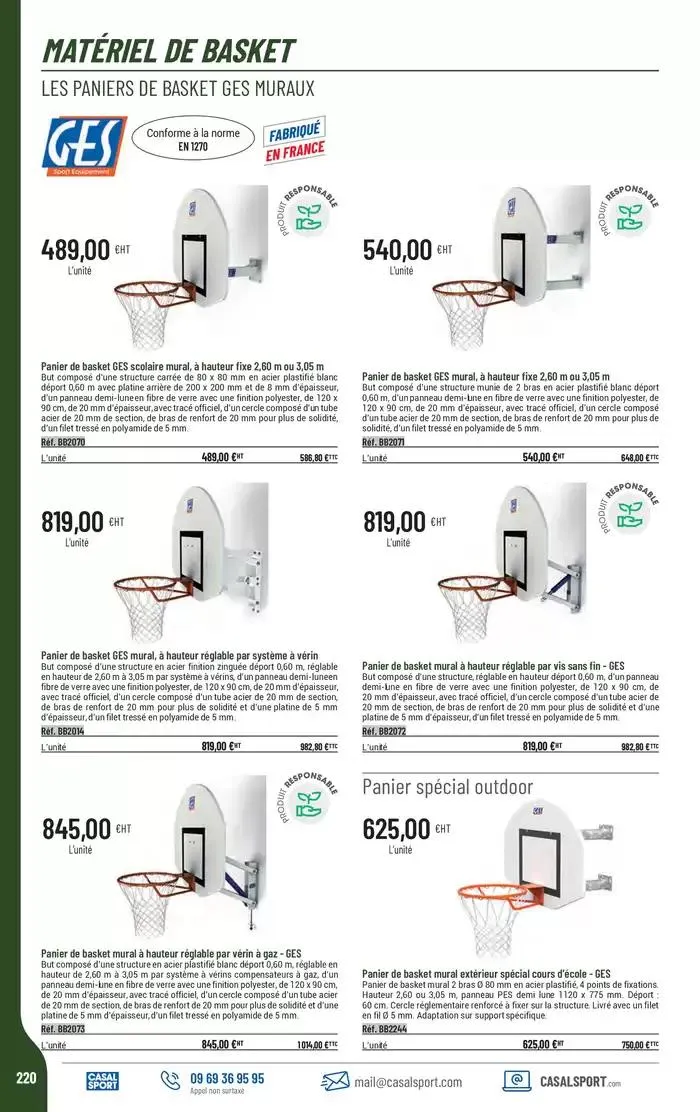 ÉQUIPEMENT SPORTIF du 6 mars au 31 décembre 2025 - Catalogue page 192