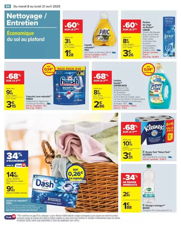 JOYEUSES PÂQUES & MEILLEURS PRIX du 8 avril au 21 avril 2025 - Catalogue page 86