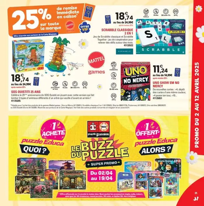 PRINTEMPS 2025 du 2 avril au 28 juin 2025 - Catalogue page 25