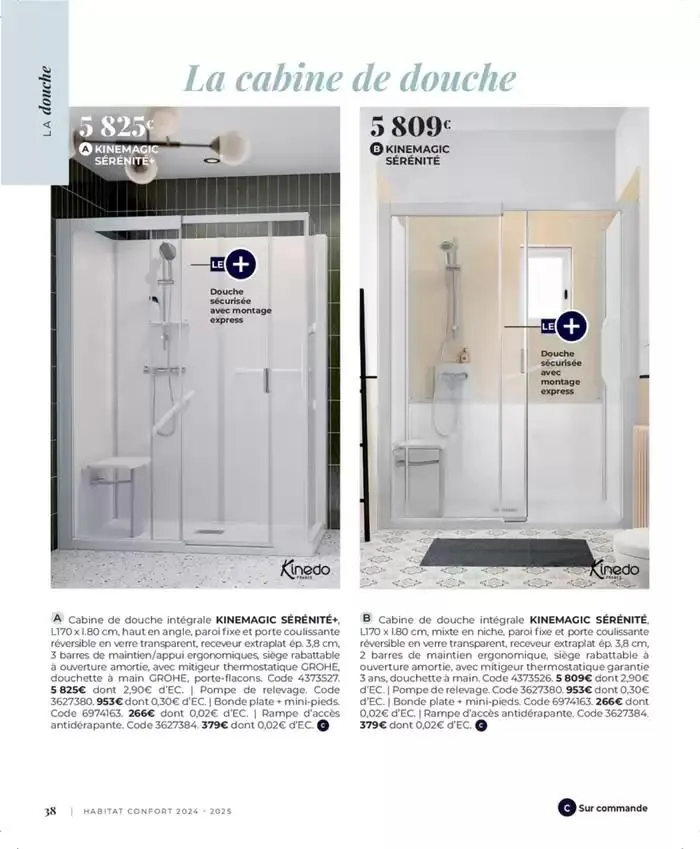 Cedeo Habitat confort du 1 octobre au 31 mai 2025 - Catalogue page 39