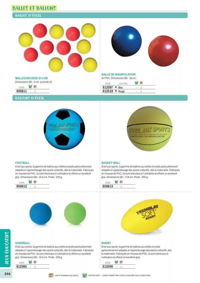 Nos Catalogues Thématiques du 1 janvier au 31 décembre 2025 - Catalogue page 546