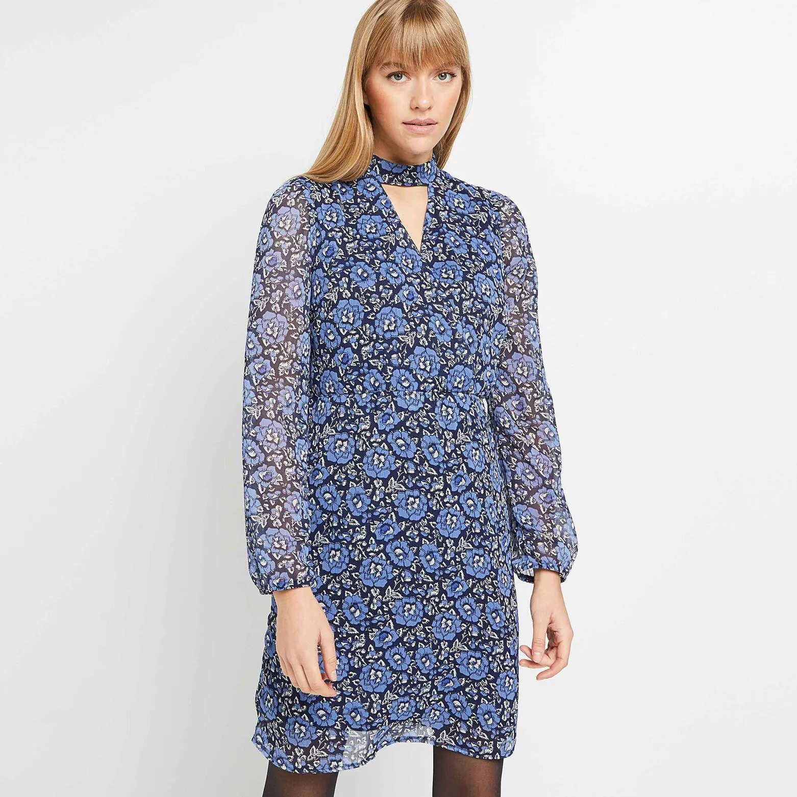 Robe imprimé fleuri femme