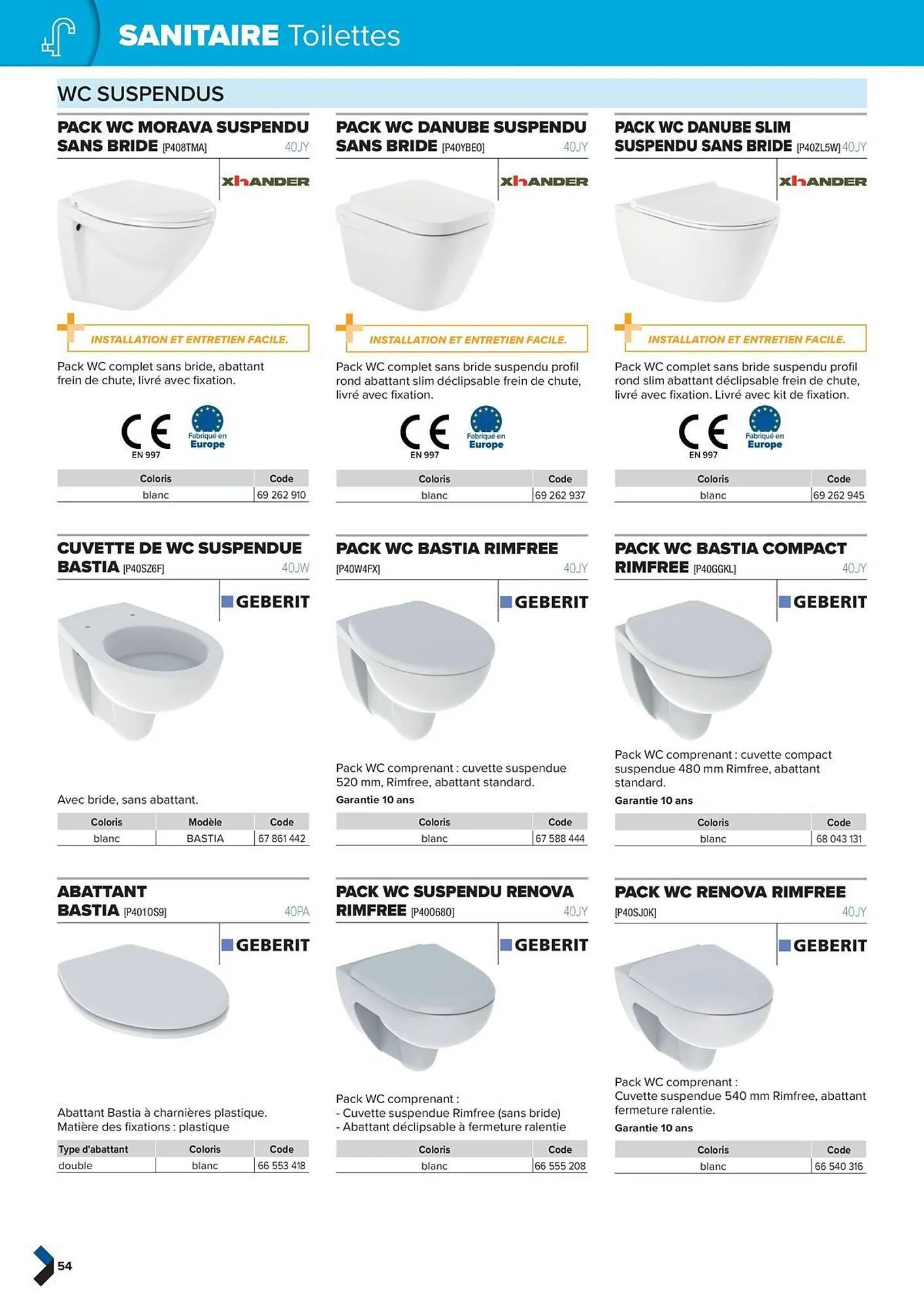 Catalogue Prolians du 2 octobre au 31 décembre 2025 - Catalogue page 54