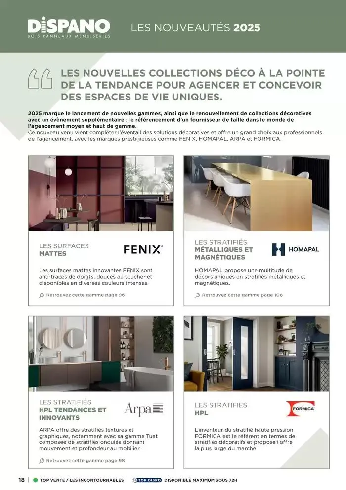 Catalogue 2025 Agenceurs du 25 avril au 31 décembre 2025 - Catalogue page 18