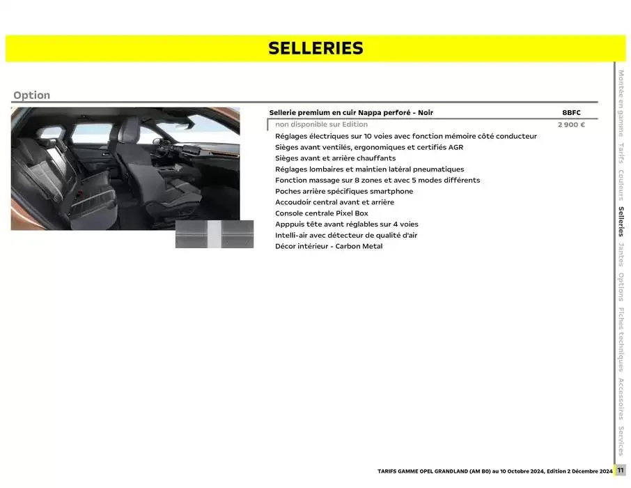 Opel Nouveau Grandland du 17 décembre au 17 décembre 2025 - Catalogue page 9