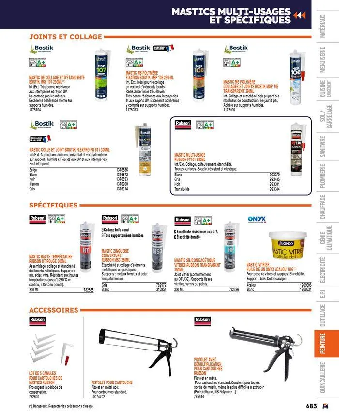 Guide produits 2024 du 15 mars au 31 décembre 2024 - Catalogue page 683