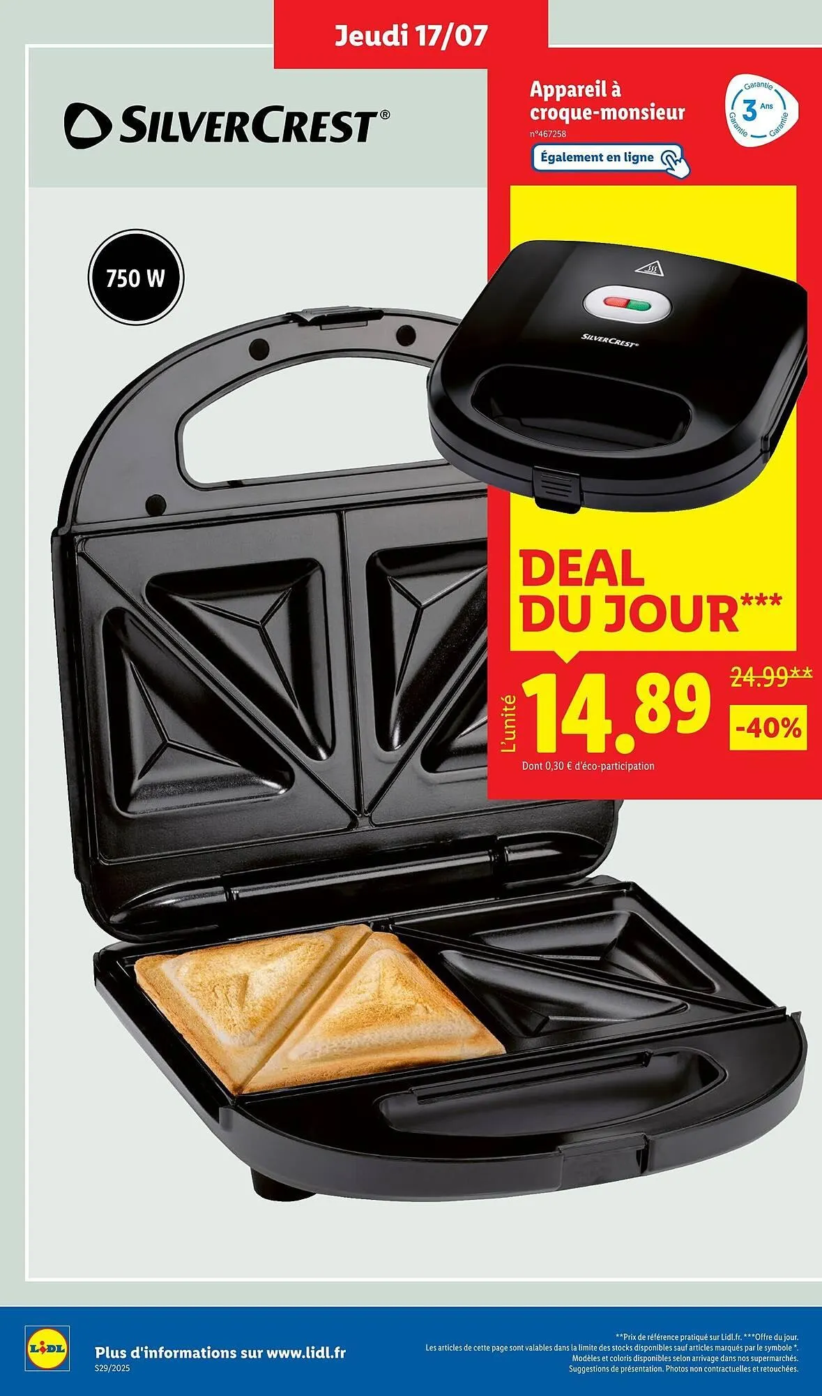 Catalogue Lidl du 17 juillet au 21 juillet 2025 - Catalogue page 4