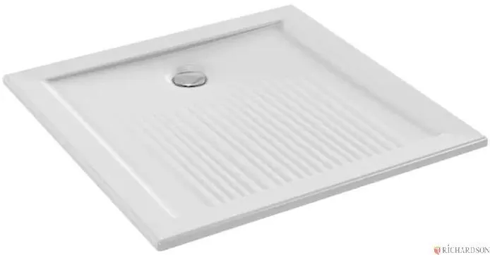 KYREO - Receveur carré en céramique à encastrer