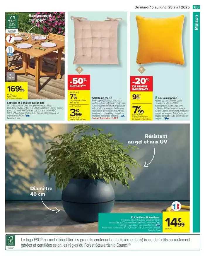 CRÊPES PARTY du 15 avril au 28 avril 2025 - Catalogue page 67