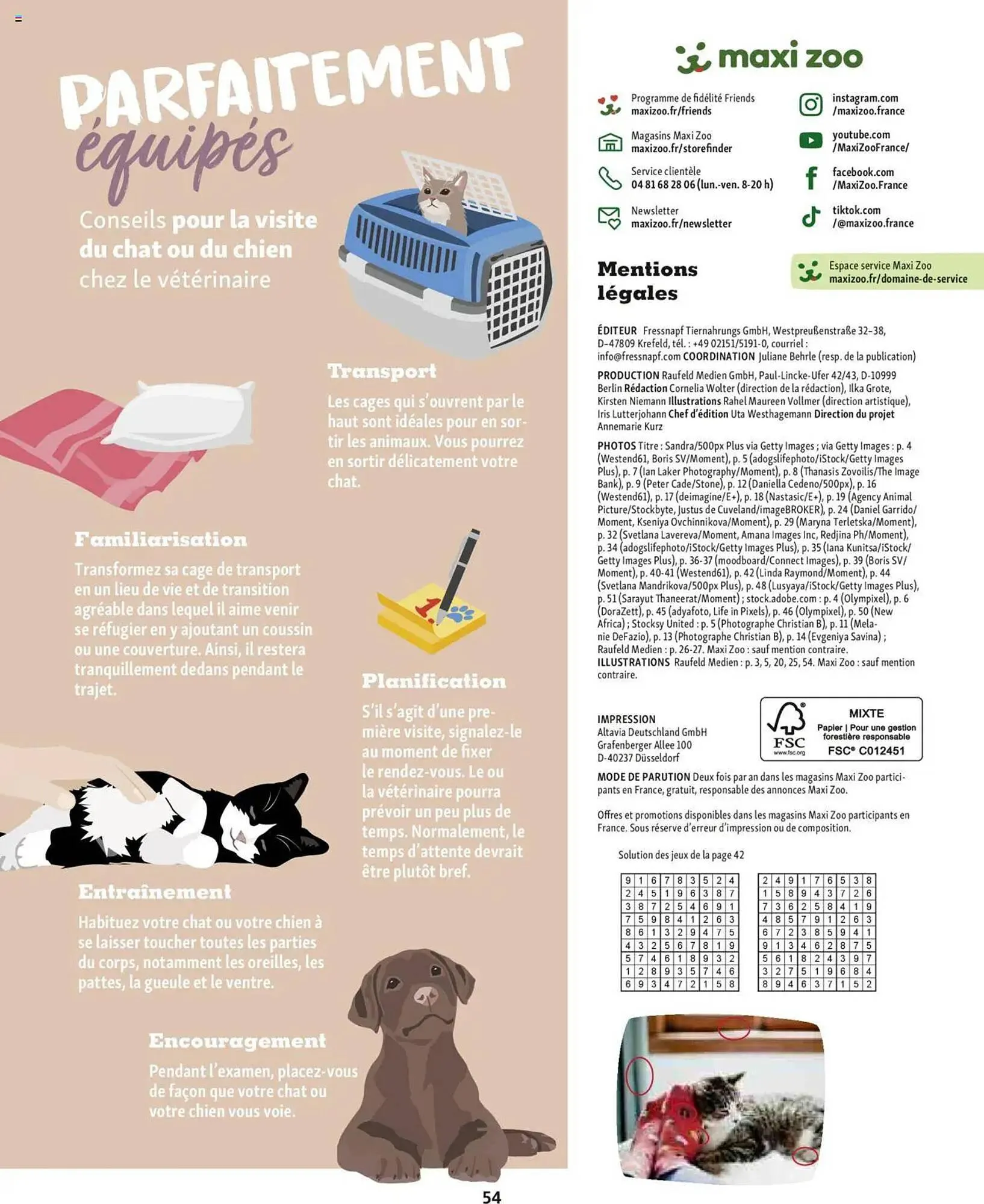 Catalogue Maxi Zoo du 1 octobre au 20 novembre 2025 - Catalogue page 54