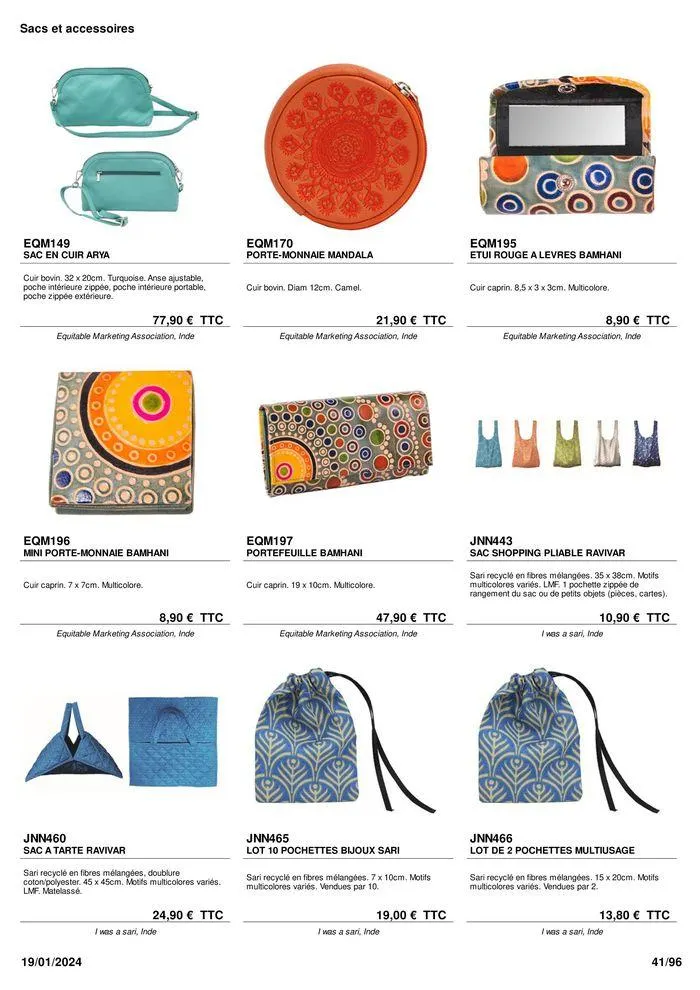 ARTISANAT . DéCORATION . MODE . JOUETS du 9 février au 31 août 2024 - Catalogue page 43