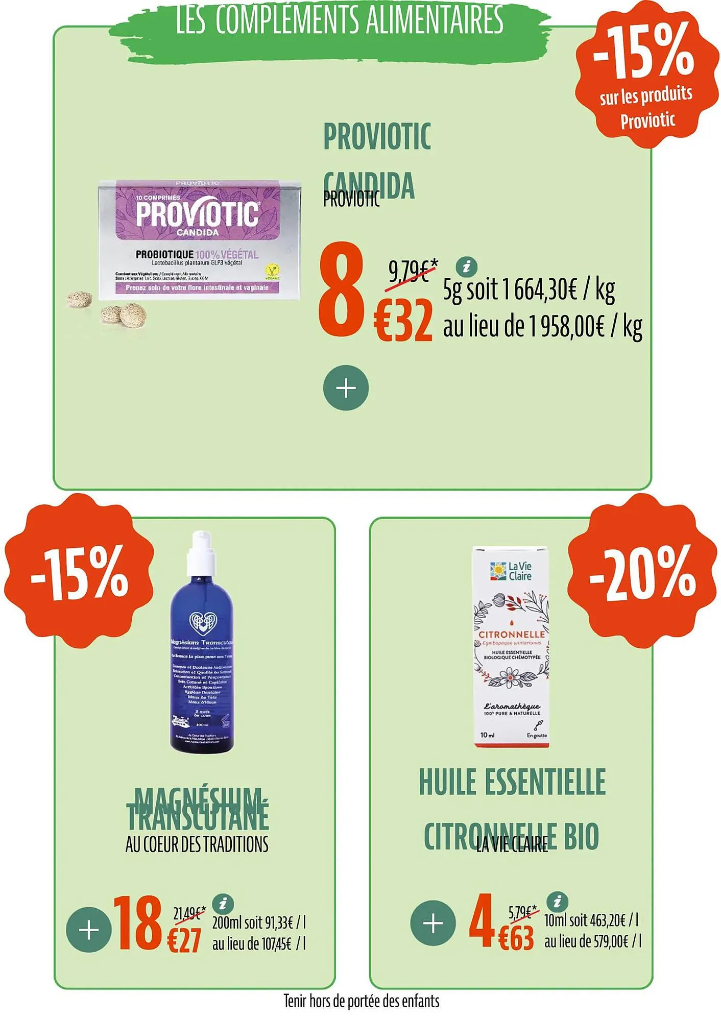 Catalogue La Vie Claire du 3 juillet au 6 août 2025 - Catalogue page 30