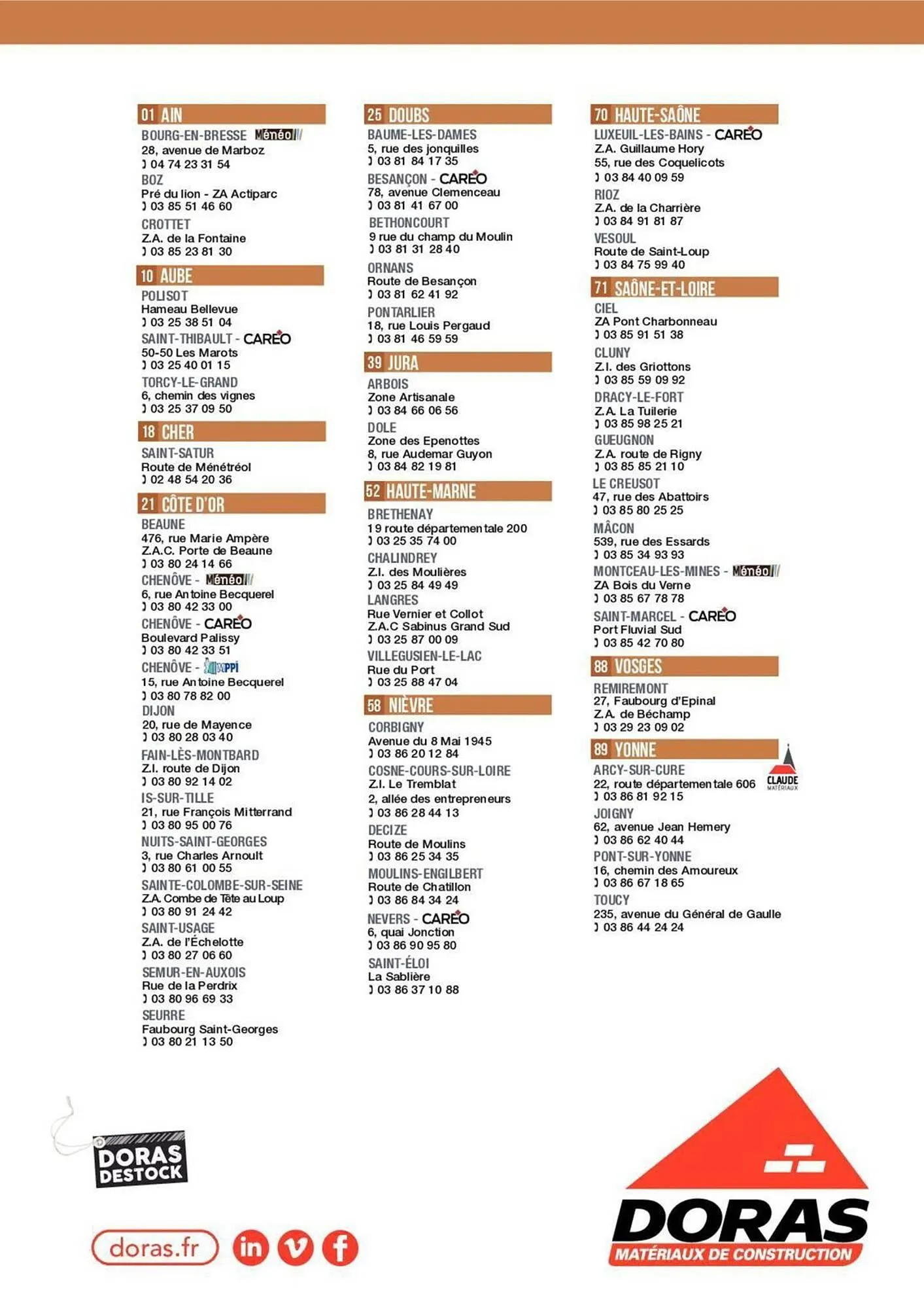 Catalogue Doras du 15 mars au 31 août 2025 - Catalogue page 18