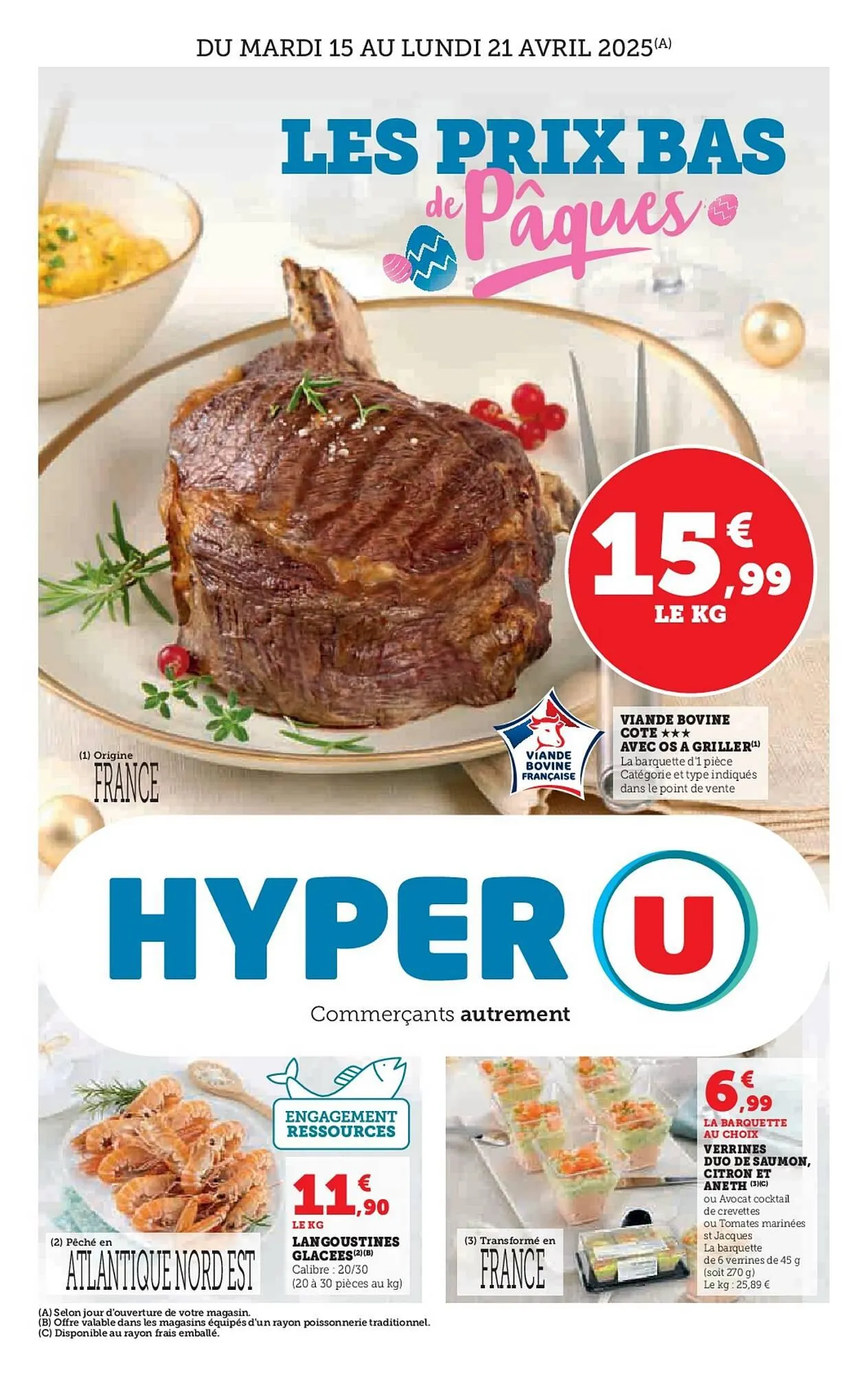 Catalogue Hyper U du 15 avril au 21 avril 2025 - Catalogue page 1