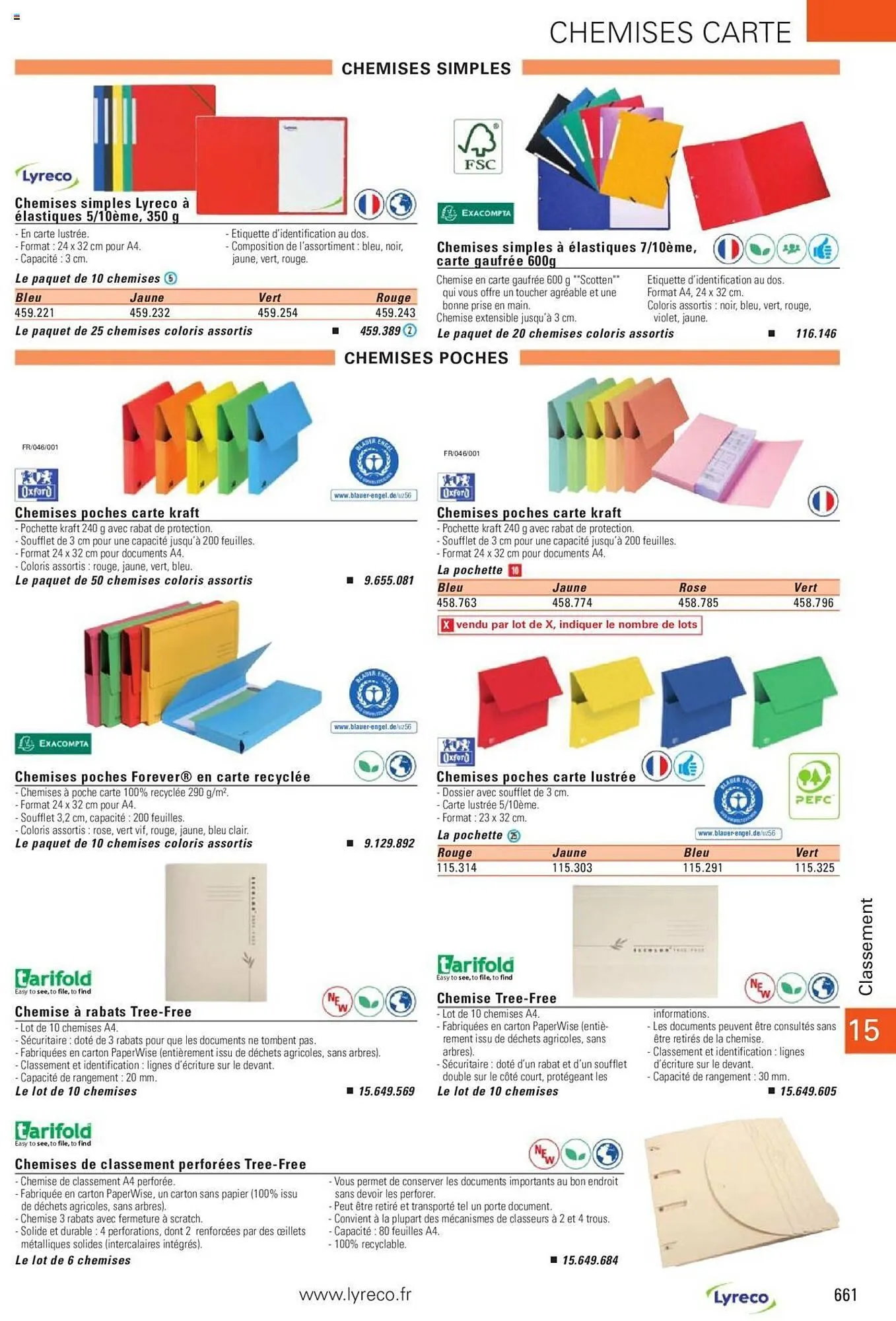 Catalogue Lyreco du 15 mai au 31 décembre 2023 - Catalogue page 661