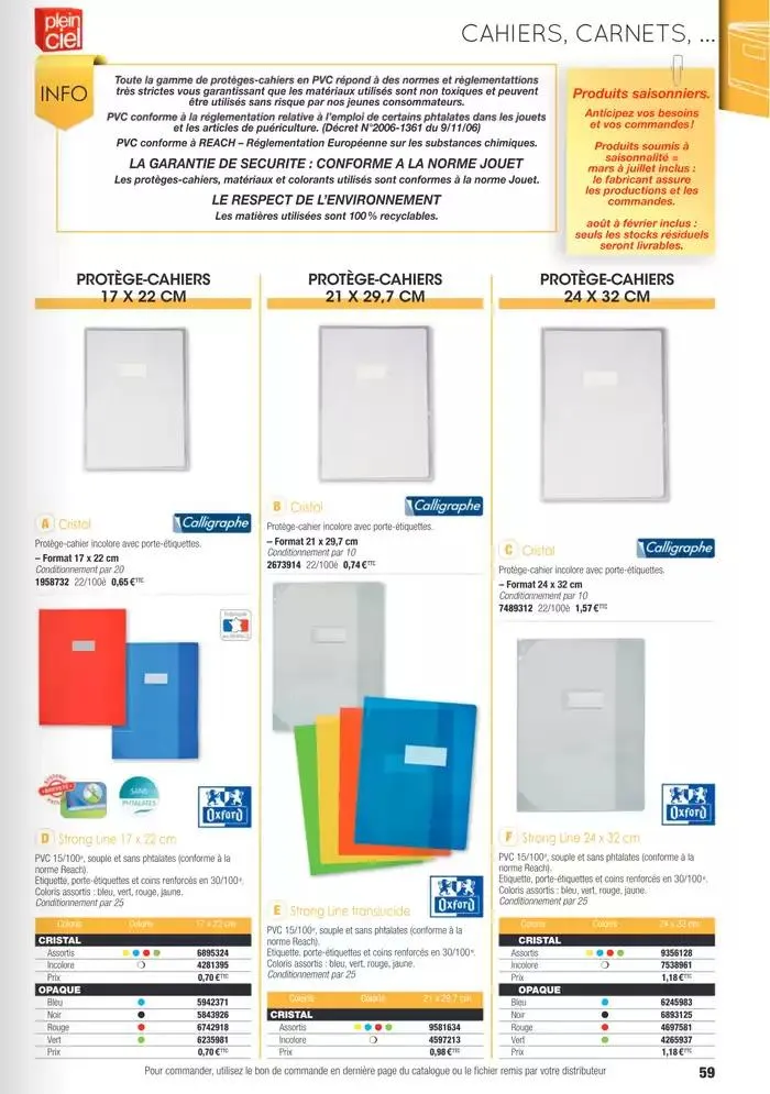 Écoles et loisirs 2025 du 1 janvier au 31 décembre 2025 - Catalogue page 59