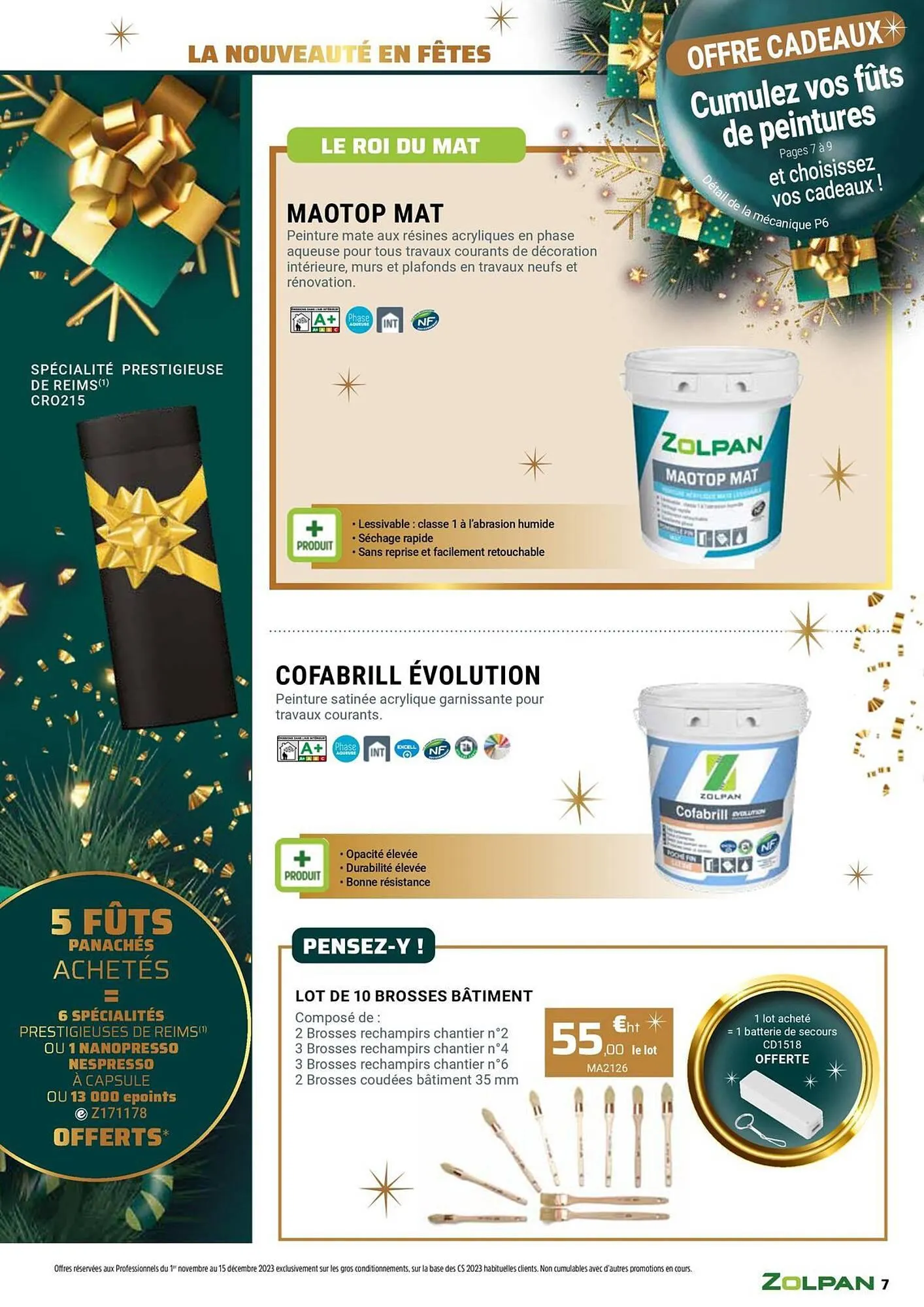Catalogue Zolpan du 3 novembre au 15 décembre 2023 - Catalogue page 7