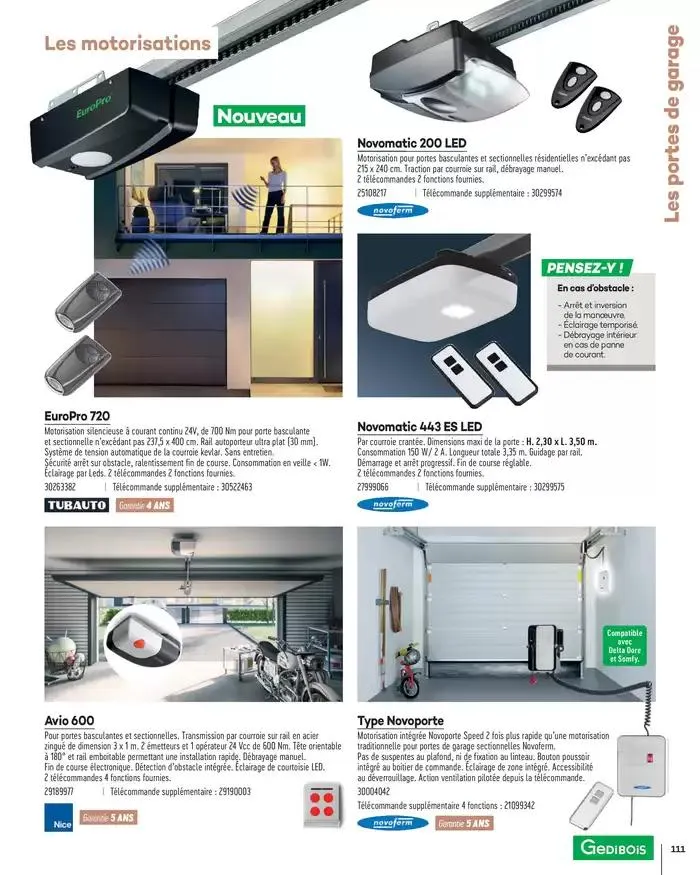 Menuiserie Extérieures 2025 du 1 janvier au 31 décembre 2025 - Catalogue page 111