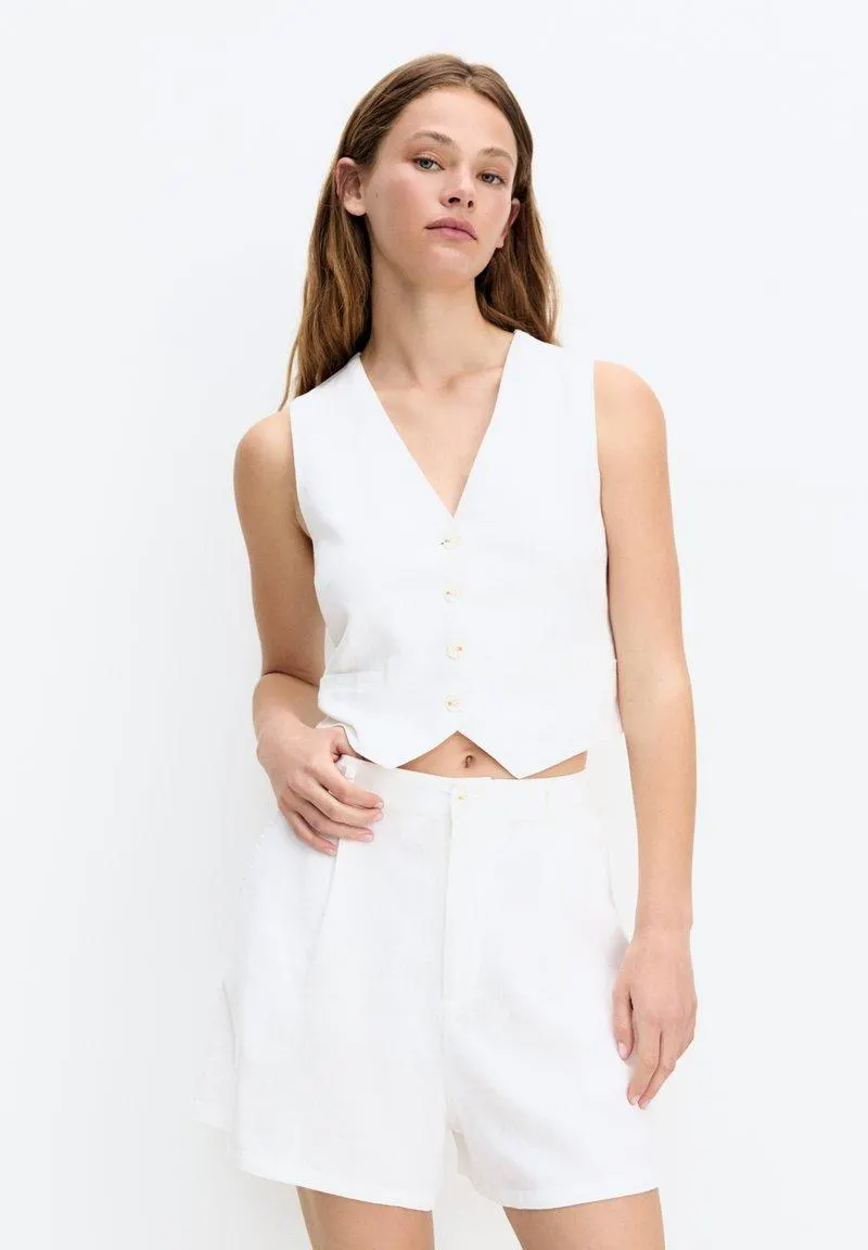RUSTIC - BERMUDA - Short - white