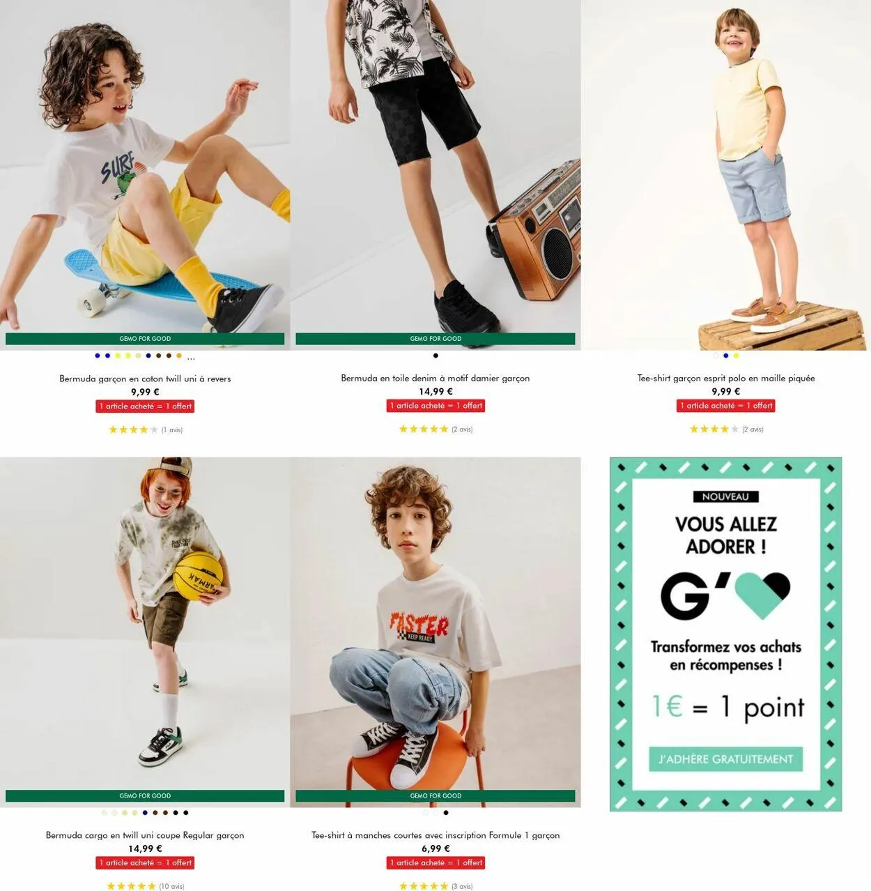 Gémo Catalogue actuel du 31 juillet au 13 août 2024 - Catalogue page 17