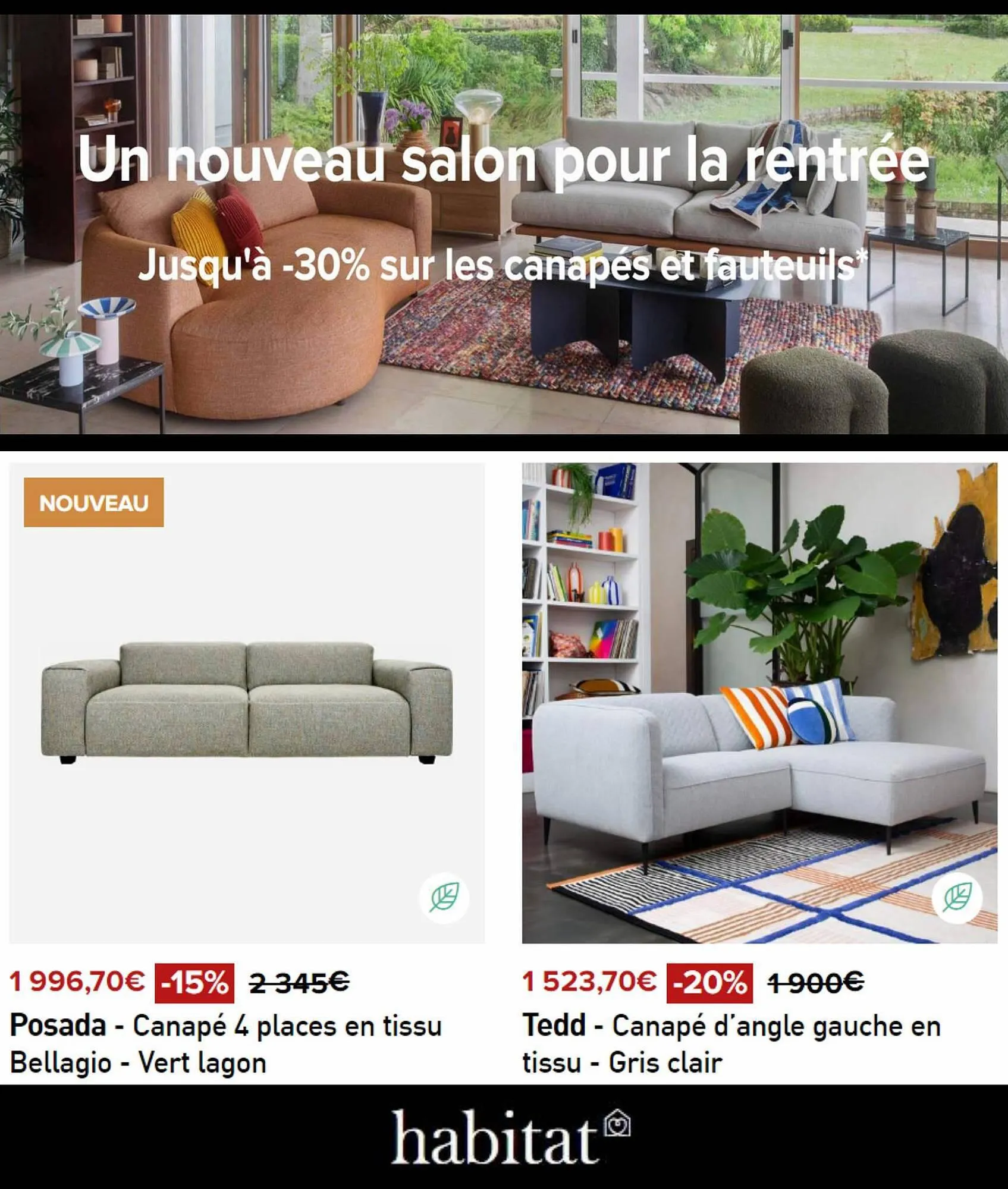 Catalogue Habitat du 9 août au 15 août 2023 - Catalogue page 2