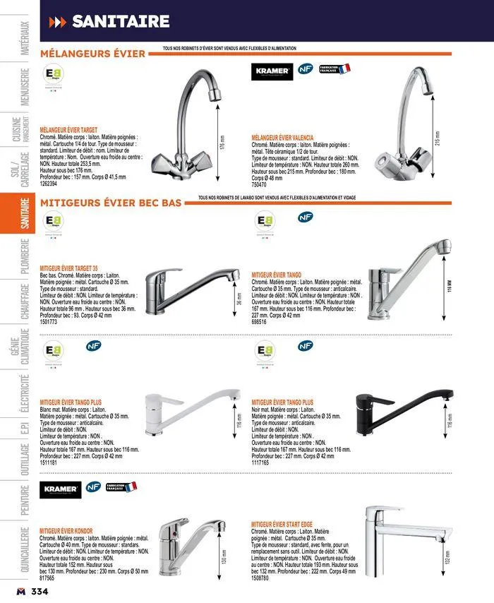 Guide produits 2024 du 15 mars au 31 décembre 2024 - Catalogue page 334