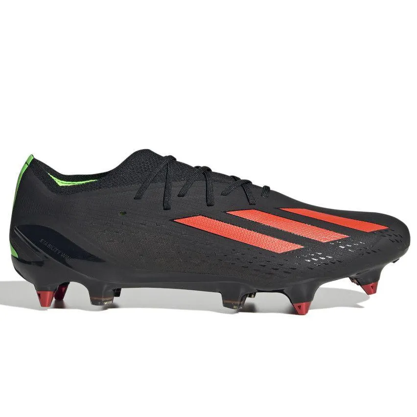 Chaussures Rugby X SpeedPortal.1 SG Noir Crampons Hybrides Tout Terrain - Adidas
