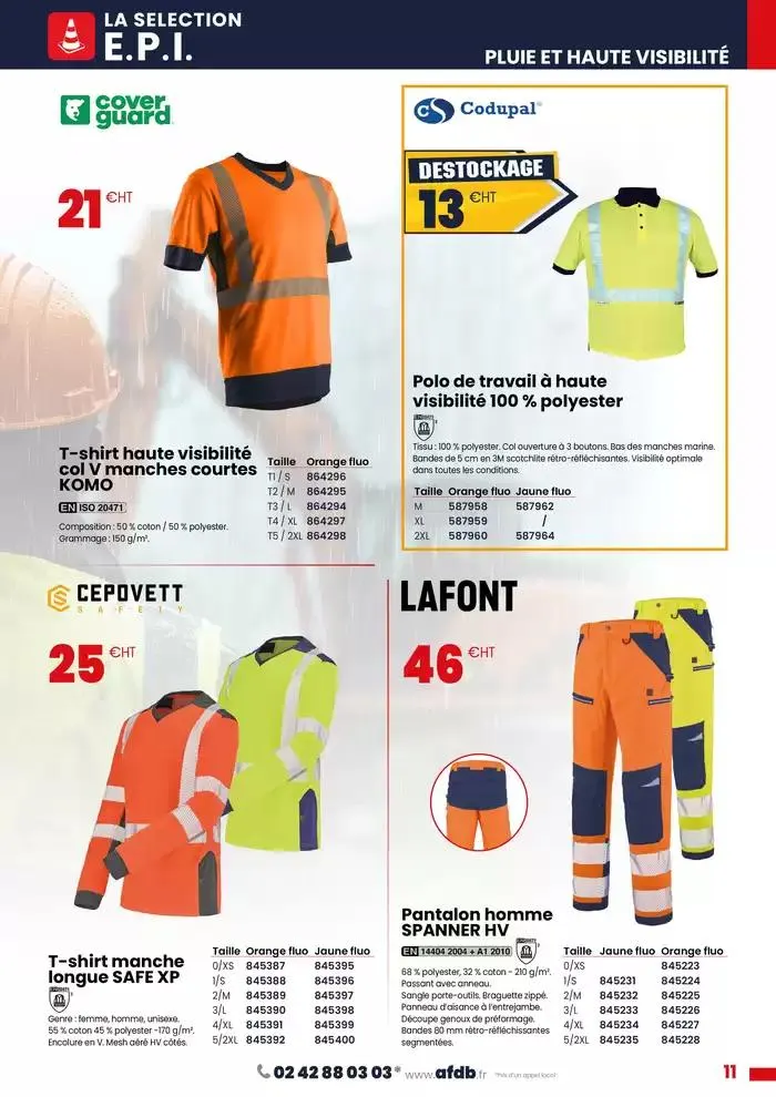 La Selection E.P.I PRINTEMPS - ÉTÉ  du 25 avril au 31 août 2025 - Catalogue page 11