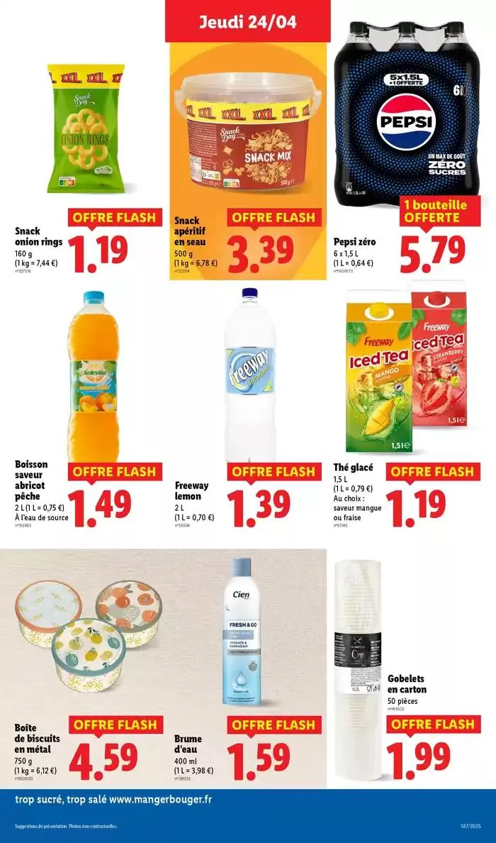 Fan de barbecue ? Retrouvez une sélection de viandes, sauces et bien plus à prix Lidl ! du 24 avril au 29 avril 2025 - Catalogue page 19