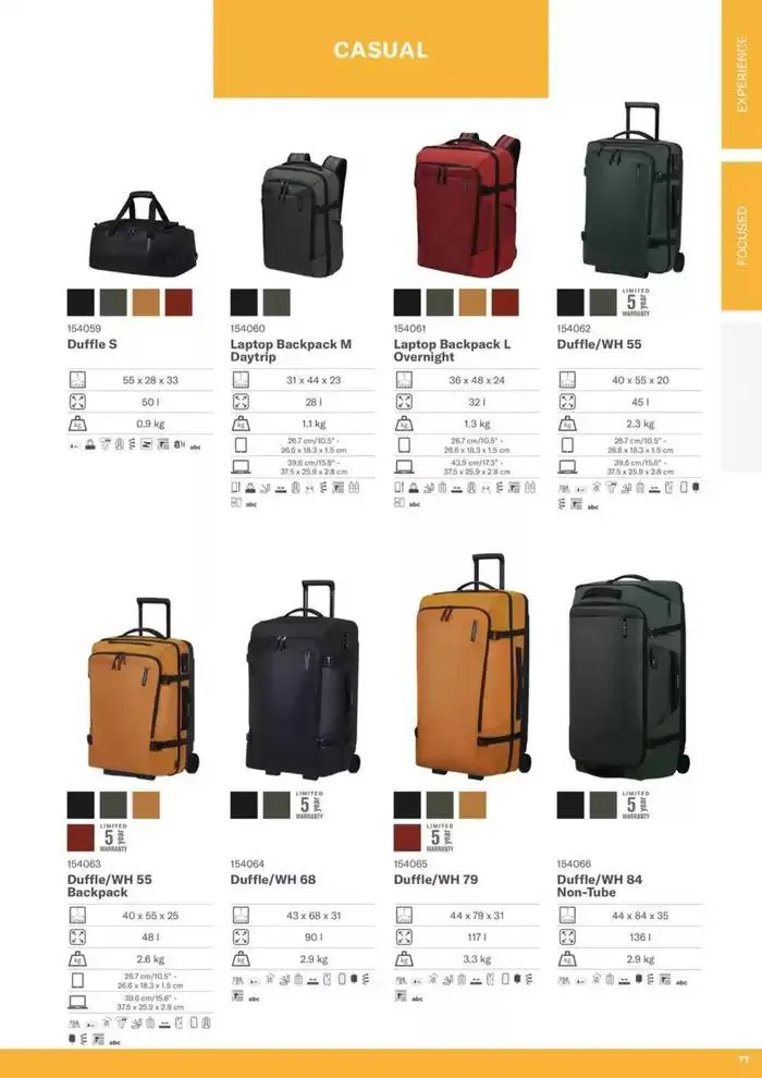 Samsonite Product catalogue 2025 du 23 décembre au 31 décembre 2025 - Catalogue page 164