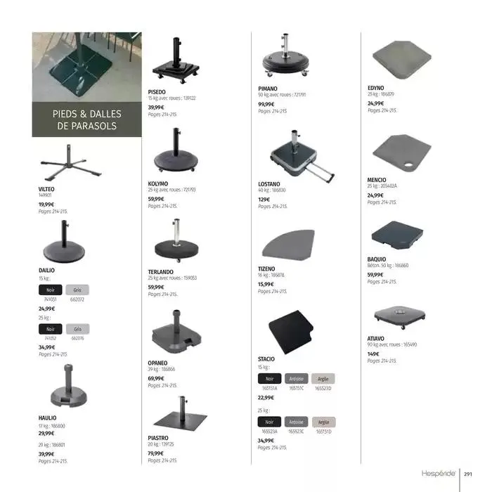 Catalogue Hespéride 2025 du 5 février au 31 décembre 2025 - Catalogue page 291
